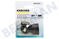 Karcher 69973590 6.997-359-0  Conector de 3/4 "y 1" manguera de drenaje con válvula de no retorno adecuado para entre otros 3/4", 1"