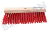 Talen Tools BB17  Escoba, plástico rojo de 35 cm de ancho sin mango adecuado para entre otros Sin un mango