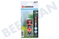 Gardena 4078500294201  2942-20 Pieza de manguera con válvula reguladora. adecuado para entre otros 13 mm (1/2 ") - 15 mm (5/8")