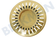 Reginox R35221 R1182.GL  Colador de drenaje adecuado para entre otros Gama New York Gold Flax Botón grande Comfort Gold Linen adecuado para entre otros Gama New York Gold Flax