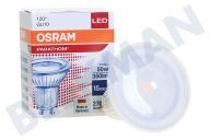 Osram  4058075608030 Parathom reflector de la lámpara PAR16 GU10 4.3W 120 grados adecuado para entre otros GU10 4.3W 350lm 2700K