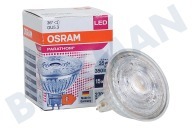 Osram  4058075431256 Lámpara reflectora Parathom GU5.3 MR16 3.8 Watt adecuado para entre otros 3,8 vatios, GU5.3 350 lm 2700 K