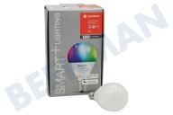 Ledvance 4058075485631  Lámpara de bola Smart + WIFI Classic P40 5 Watt, E14 Multicolor adecuado para entre otros E14, 5 vatios, 2700K-6500K, regulable