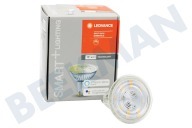Ledvance 4058075485655  Lámpara reflectora Smart + WIFI Spot GU10 5 Watt adecuado para entre otros GU10, 5 vatios, 2700K, regulable