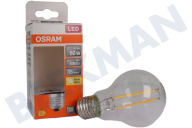 Osram 4058075112261  LED Retrofit Classic A60 E27 6,5 W, transparente adecuado para entre otros 6,5 vatios, 2700 K, 806 lm