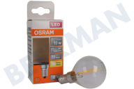 Osram 4058075434349  LED Retrofit Classic P15 E14 1,5 W, transparente adecuado para entre otros 1,5 vatios, 2700 K, 136 lm