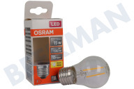 Osram 4058075434325  LED Retrofit Classic P15 E27 1,5 W, transparente adecuado para entre otros 1,5 vatios, 2700 K, 136 lm