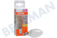 Osram 4058075436664  Lámpara de vela retrofit LED Classic B25 E14 2,5 W, mate adecuado para entre otros 2,5 vatios, 2700 K, 250 lm