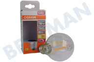 Osram 4058075115958  LED Retrofit Classic A60 E27 7 W, transparente adecuado para entre otros 7 vatios, 2700 K, 806 lm