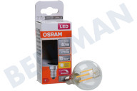 Osram 4058075437029  LED Retrofit Classic P40 regulable E14 4,8 W, transparente adecuado para entre otros 4,8 vatios, 2700 K, 470 lm