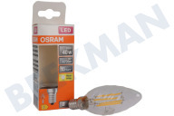Osram 4058075434202  LED Retrofit Classic BW40 E14 4 W, transparente adecuado para entre otros 4 vatios, E14 470 lm 2700 K transparente
