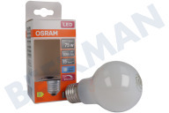Osram 4058075435001  LED Retrofit Classic A75 regulable E27 7,5 W, mate adecuado para entre otros 7,5 vatios, 4000 K, 1055 lm