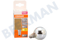 Osram  4058075447134 LED Retrofit Classic P31 Espejo plateado 4 vatios, E14 adecuado para entre otros 4 vatios, E14 380lm 2700K