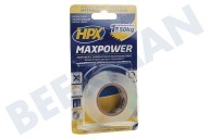 HPX  HT1902 MaxPower 19mm transparente x 2m adecuado para entre otros La fijación de cinta, 19 mm x 2 metros