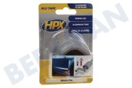 HPX  ZC30 Cinta de aluminio de 50 mm x 5m adecuado para entre otros Reparación cinta de sellado, 50 mm x 5 metros