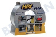 HPX CB5005  6200 Armor plata reparación de cinta de 48 mm x 5m adecuado para entre otros Duct Tape, 48mm x 5m