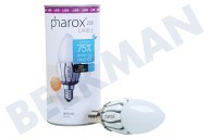 Pharox 101319  Lámpara LED adecuado para entre otros 230V 5W E14 2700K 210lm Vela LED Lámpara 200 adecuado para entre otros 230V 5W E14 2700K 210lm