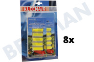 Kleenair  Ambientador adecuado para entre otros en la bolsa de la aspiradora Palitos con aroma a limón adecuado para entre otros en la bolsa de la aspiradora