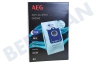 AEG 9001684761 Aspiradora GR206S Bolsa de polvo anti-alergia S-Bag adecuado para entre otros Airmax, Oxygen +, Jetmaxx