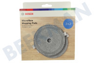 Bosch 17008155 Aspiradora Almohadilla de microfibra para trapeador adecuado para entre otros BCS71HYG1, BKS71HYG3