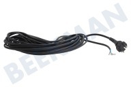 Cable adecuado para entre otros 9,3 mtr inalámbrico -Flat Cable de aspiradora negro