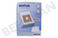 Nilfisk 78602600  Bolsa aspirador adecuado para entre otros Coupe, Ir 2,1 litros adecuado para entre otros Coupe, Ir