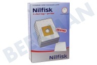 Nilfisk Aspiradora 81846000 Bolsa de aspiradora GM200 adecuado para entre otros GM 200-300-400-MILENIO