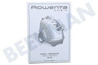 Rowenta ZR470 Aspiradora Bolsa aspirador adecuado para entre otros Ambia 6 bolsas para polvo + 1 microfiltro adecuado para entre otros Ambia
