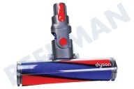 Dyson 96648911  966489-11 Dyson V8 Squeegee Quick Release Soft Roller adecuado para entre otros SV10 Fluffy, SV10 Parquet, fibra de carbono SV10E