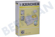 Karcher 69043290 Aspiradora 6.904-329.0 bolsas de polvo paño grueso y suave adecuado para entre otros VC 6000 - VC 6999