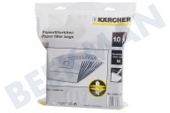 Karcher 69043120  6.904-312.0 bolsas de polvo de papel adecuado para entre otros T12 / 1, T12