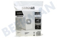 Karcher 69040840  6.904-084.0 bolsas de polvo paño grueso y suave adecuado para entre otros T7 / 1 Classic, T8 / 1 litro, ProT 200