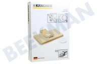 Karcher 69042570 Aspiradora 6.904-257.0 bolsas de polvo Robo Cleaner + filtro micro, 5 piezas adecuado para entre otros RC3000, RC4000
