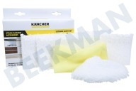 Karcher 28632650  2.863-265.0 Juego de paños de microfibra EasyFix Cocina adecuado para entre otros SC1, SC2, SC3, SC4, SC5