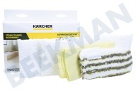 Karcher 28632660  2.863-266.0 Juego de toallas de microfibra EasyFix para baño adecuado para entre otros SC1, SC2, SC3, SC4, SC5