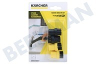 Karcher 28632640 Limpiador de vapor 2.863-264.0 Cepillos redondos, juego de 4 adecuado para entre otros SC1, SC2, SC3. SC4, SC5