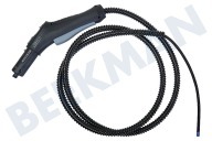 Karcher 43220493 Limpiador de vapor 4.322-049.3 Manguera de vapor flexible sin tapón adecuado para entre otros sin enchufe