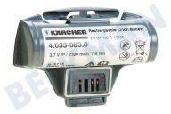 Karcher 26331230  2.633-123.0 Ventana Vac 3.7V 5 Batería adecuado para entre otros WV5 Plus Non Stop, WV5 premium