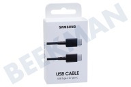 Samsung SAM-10314-PK EP-DA705BBEGWW  Cable USB-C a USB-C, 1 metro, negro adecuado para entre otros Negro