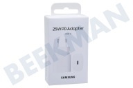 Samsung SAM-10332-PK  EP-TA800NWEGEU Adaptador de viaje Samsung USB-C, blanco adecuado para entre otros USB-C