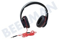 Gembird MHS-DTW-BK  Auriculares de Detroit adecuado para entre otros Escuchar música, jugar juegos, llamar