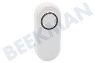 KlikAanKlikUit 70272 ACDB-8000AW Botón de timbre Blanco adecuado para entre otros Control inalámbrico
