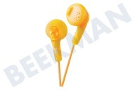 JVC HAF160DE(P) HA-F160-D-E Gumy en los auriculares de oreja naranja adecuado para entre otros Naranja con cable de 1 metro.