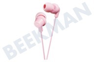JVC HAFX10LPEF HA-FX10-LP-E Auriculares Auriculares estéreo en la oreja Potente rosa claro sonido adecuado para entre otros Rose de cable de 1,2 metros