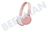 JVC HAS31MPEX HA-S31M-P Potentes auriculares de sonido de color rosa adecuado para entre otros compatible con iPhone