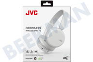 JVC HAS36WWU HA-S36W Auriculares Auriculares Inalámbricos Deep Bass Blancos adecuado para entre otros Bluetooth, función de refuerzo de graves