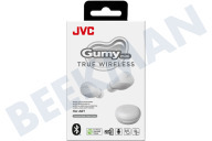 JVC HAA6TWU Auriculares HA-A6T Audífonos inalámbricos Gumy Mini True, blanco adecuado para entre otros IPX4 resistente al agua