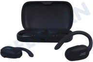 JVC HANP40TBU Auriculares HA-NP40T-BU teléfonos cercanos negro adecuado para entre otros Duración de la batería 26 horas