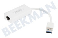 Eminent EM1017  Adaptador adecuado para entre otros 1 puertos USB 3.0 LAN 10/100 / 1000Mbps USB adecuado para entre otros 1 puertos USB 3.0