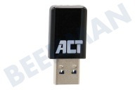 ACT AC4470 Mini adaptador de red de doble banda AC1200 USB 3.1 Gen1 adecuado para entre otros AC1200, USB 3.1